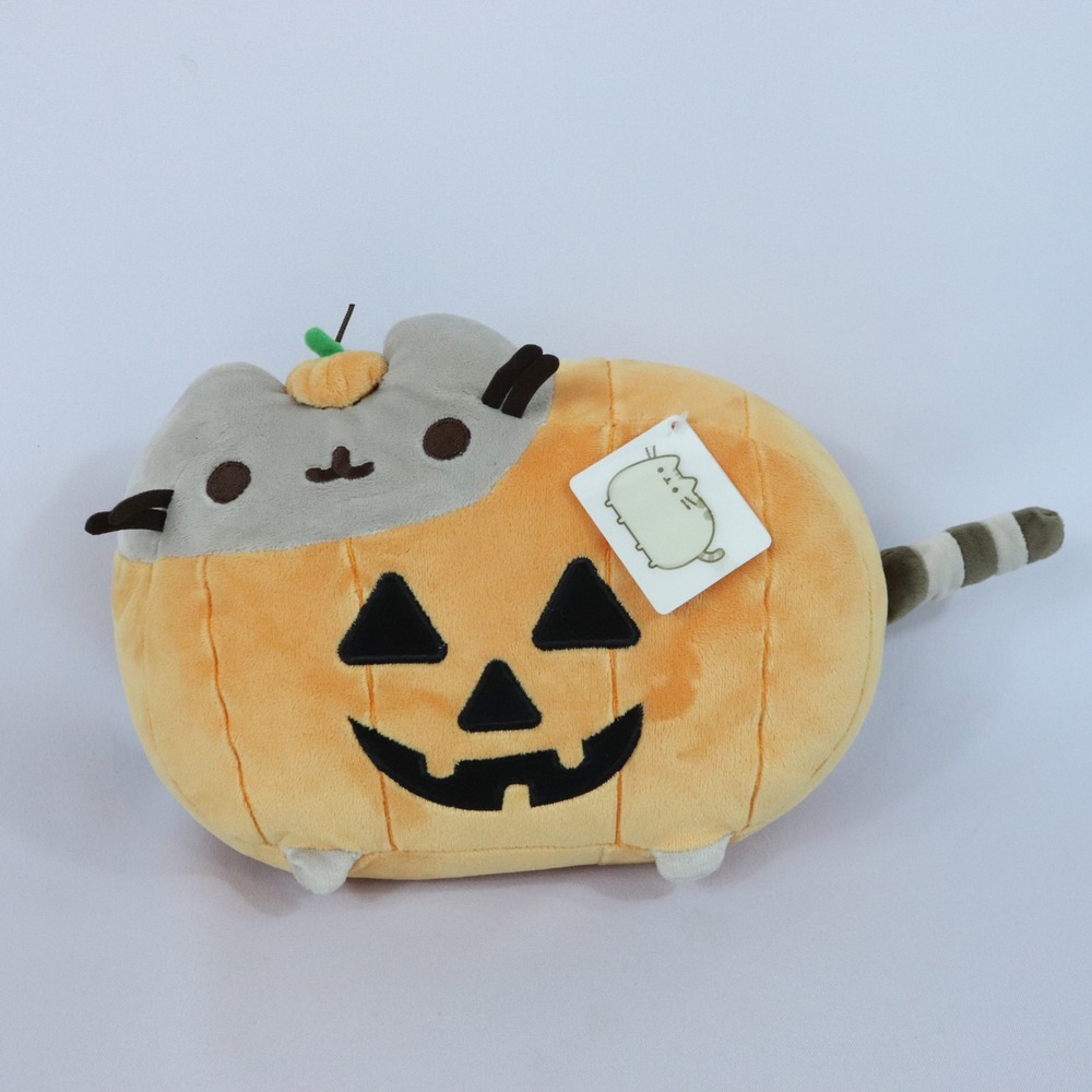 Pusheen Pumpkin Plush Rare Halloween Jack-o-Lantern Costume Hey Chickadee 2017